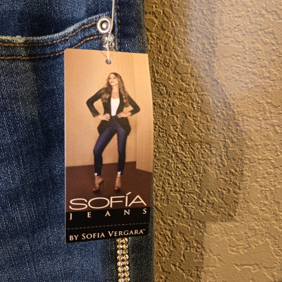 Sofia Jeans by Sofia Vergara New Womens Eden 90S Straight Super High Waisted 18 - Picture 10 of 11